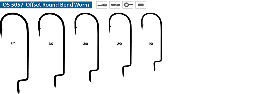 Offset Round Bend Worm (OS 5057)