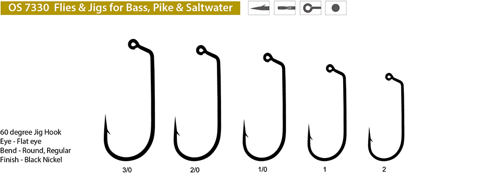 Flies&Jigs for Bass, Pike&Saltwater (OS 7330)